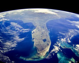 Florida, USA, from low-Earth orbit